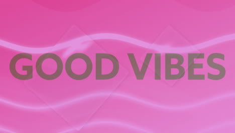 animación de vibraciones de texto en un fondo colorido