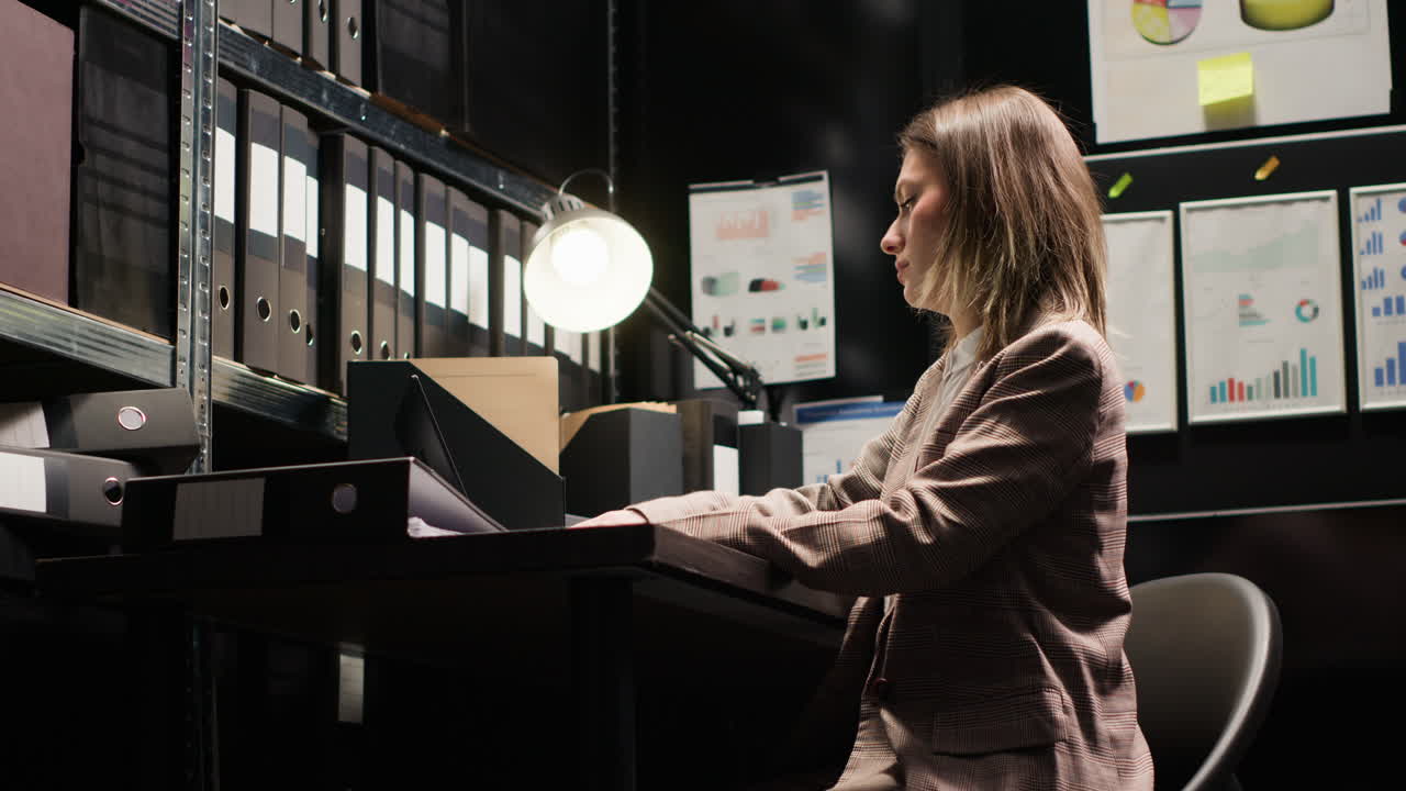 Businesswoman in an office