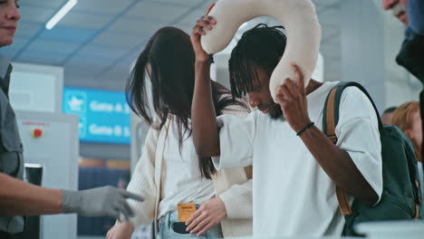 control de seguridad del aeropuerto