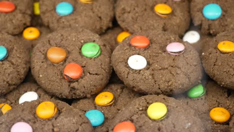 colorful chocolate chip cookies