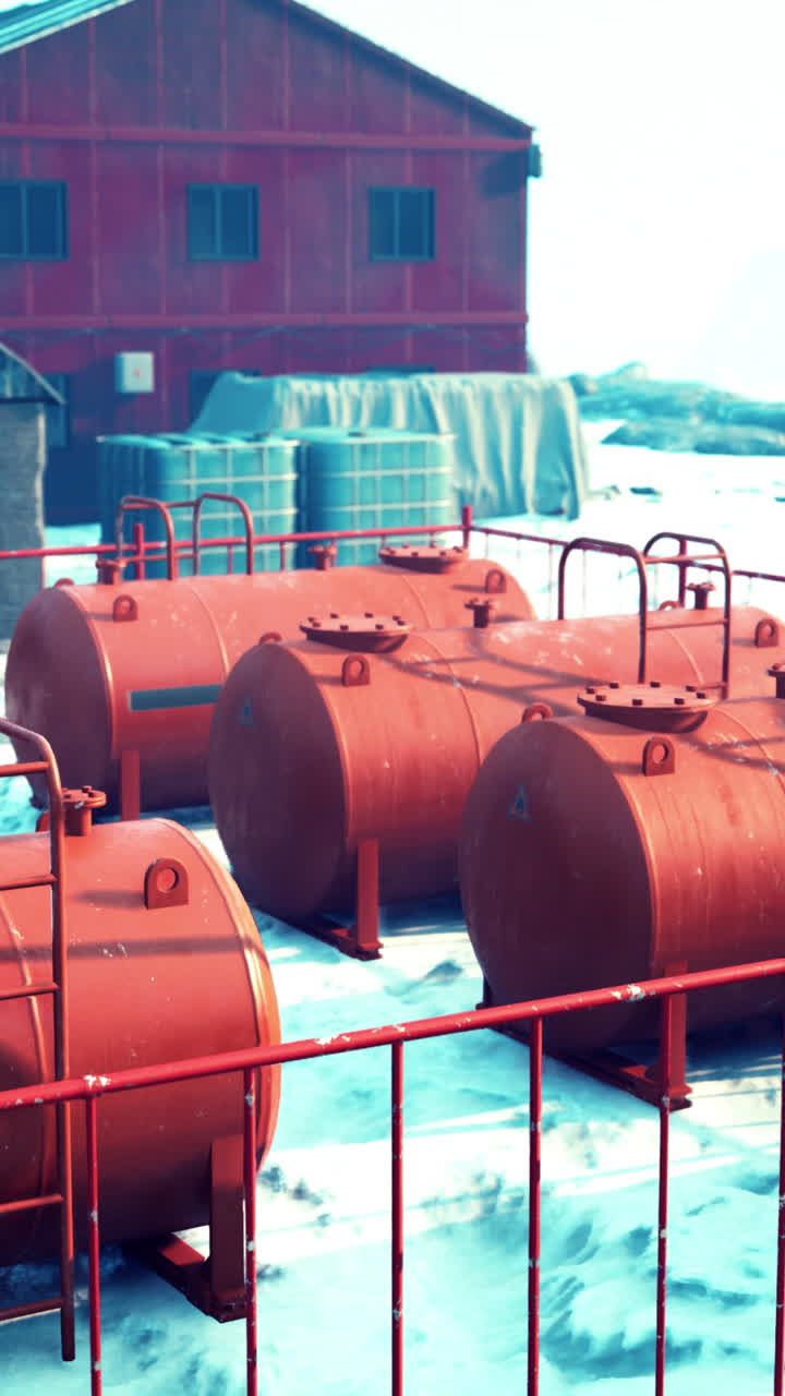 눈 인 풍경 에 있는 은 연료 크