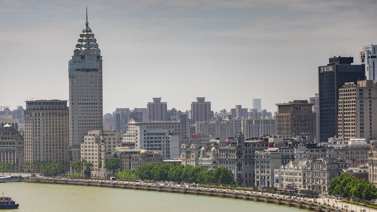 Timelapse of the amazing Shanghai city skyline