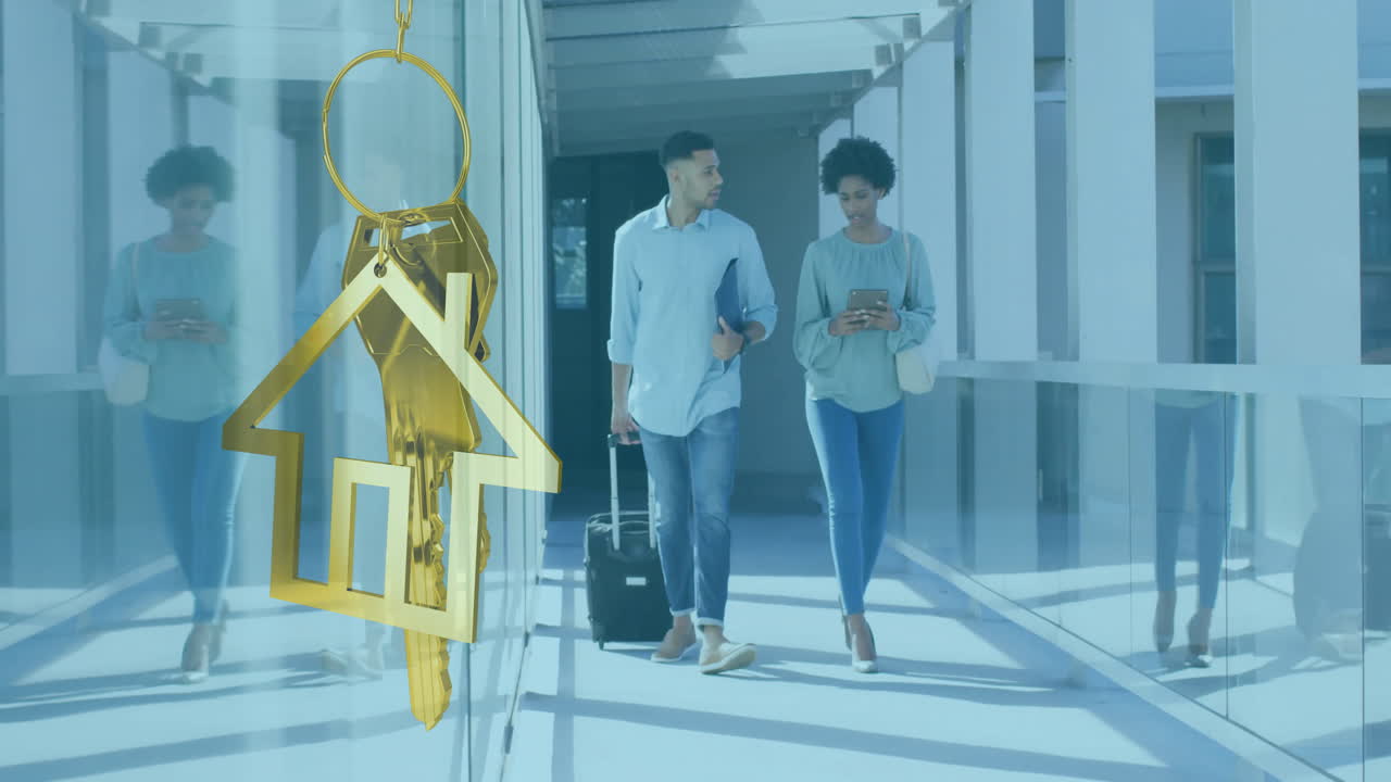 다양한 사업가들에 대한 금색 집 열와 열 의 애니메이션