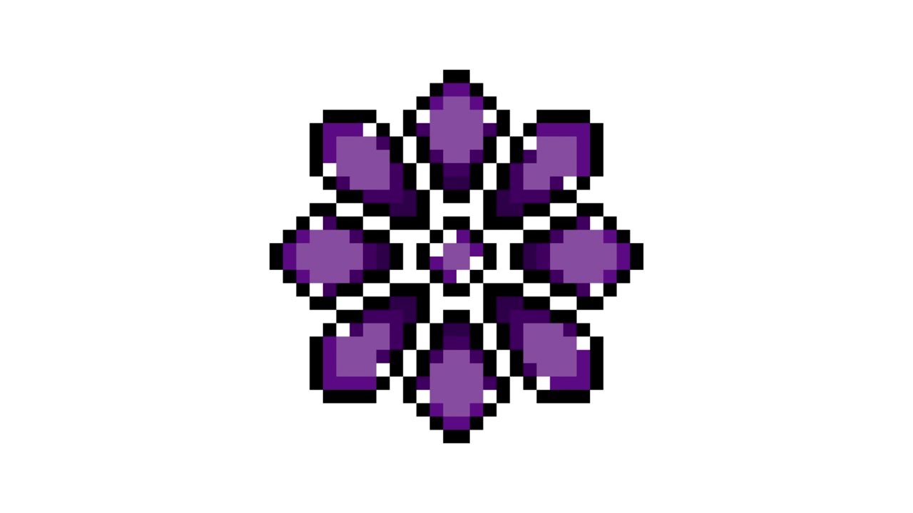 Pixel Art Pop-up Ikonanimation med blomst 01 (8).mov
