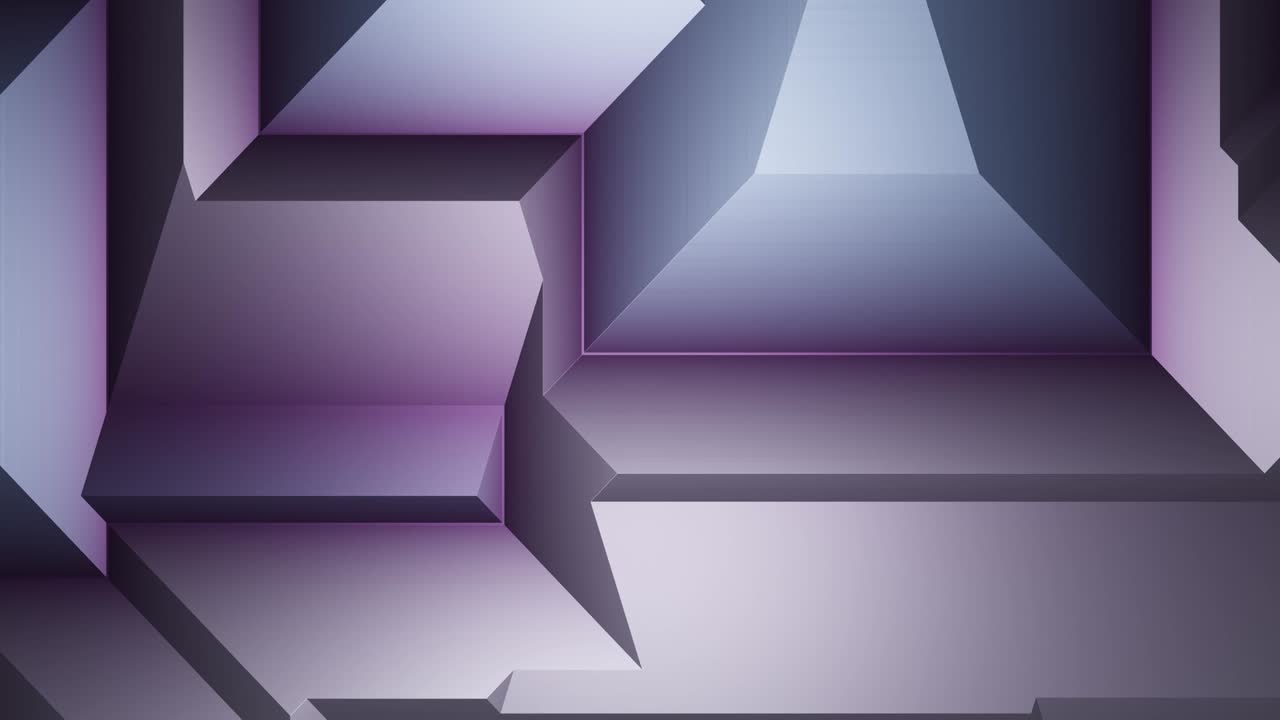 formas geométricas animación abstracta. bucle sin costuras