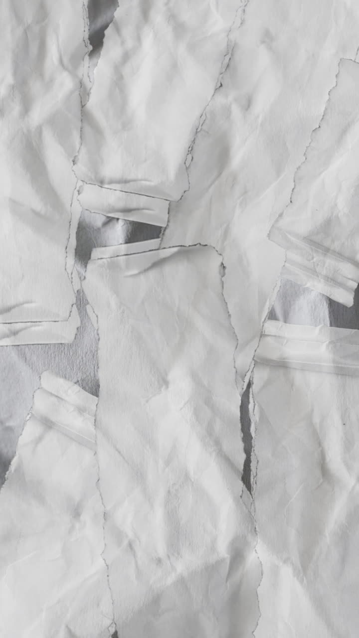 Fondo Abstracto de Papel Arrugado Blanco Ondulado