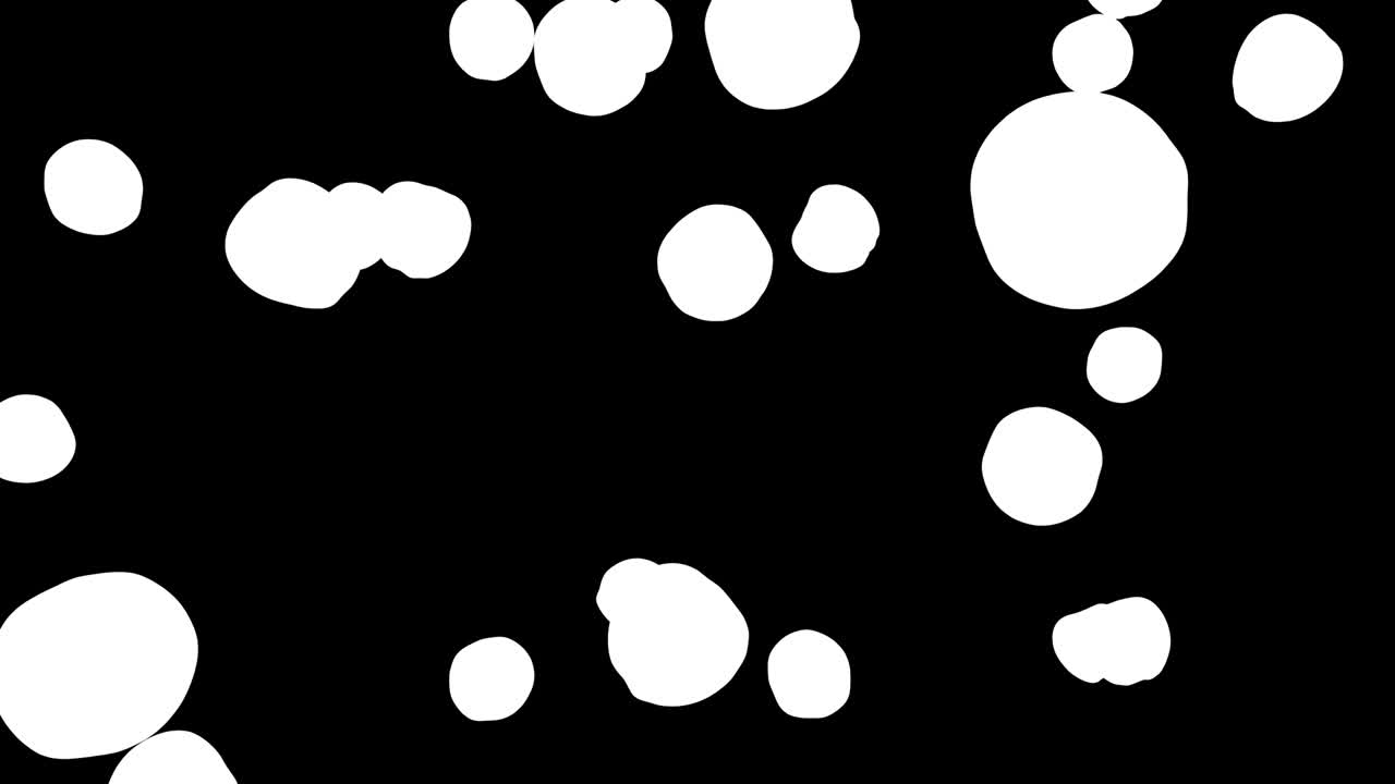 떨어지는 사과들의 무결한 루프 (3d 렌더링)