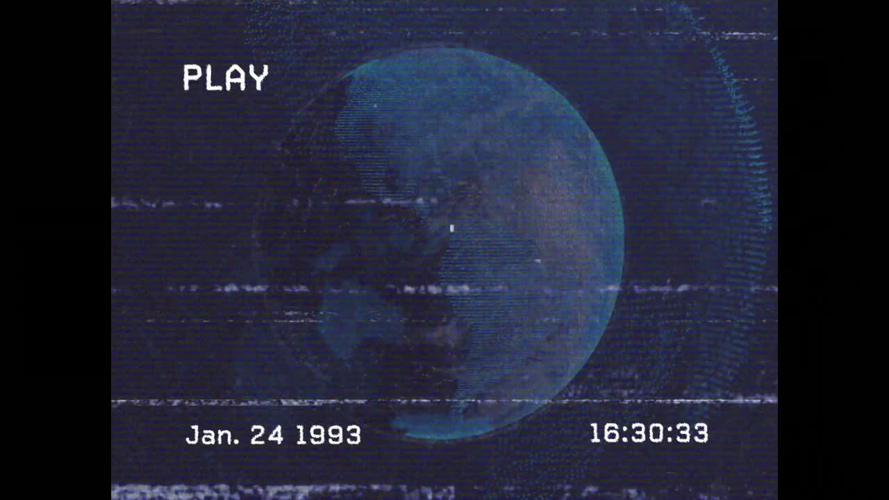 VHS PLAY indicator marking Jan