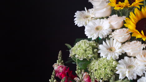 Floral-arrangement-close-up-sunflower-daisy-lily-roses-paradise-flower-slider