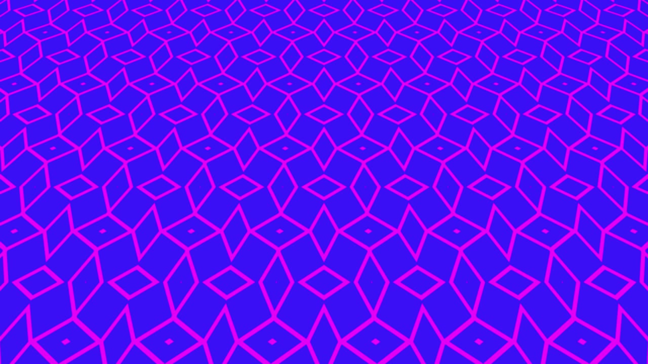Motivo video grafico con figure geometriche che si inclina verso l'alto e si muove.