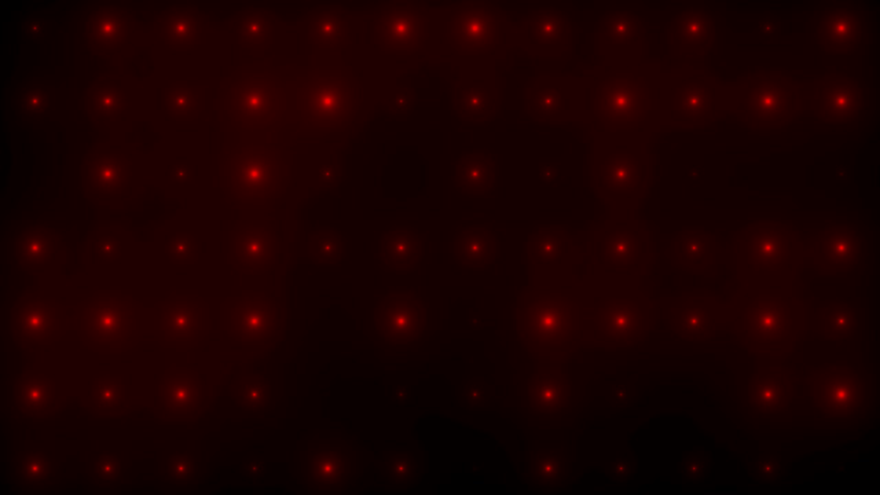 High quality animation of red flickering spot lights