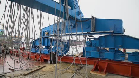 ship repair and maintenance in a dockyard