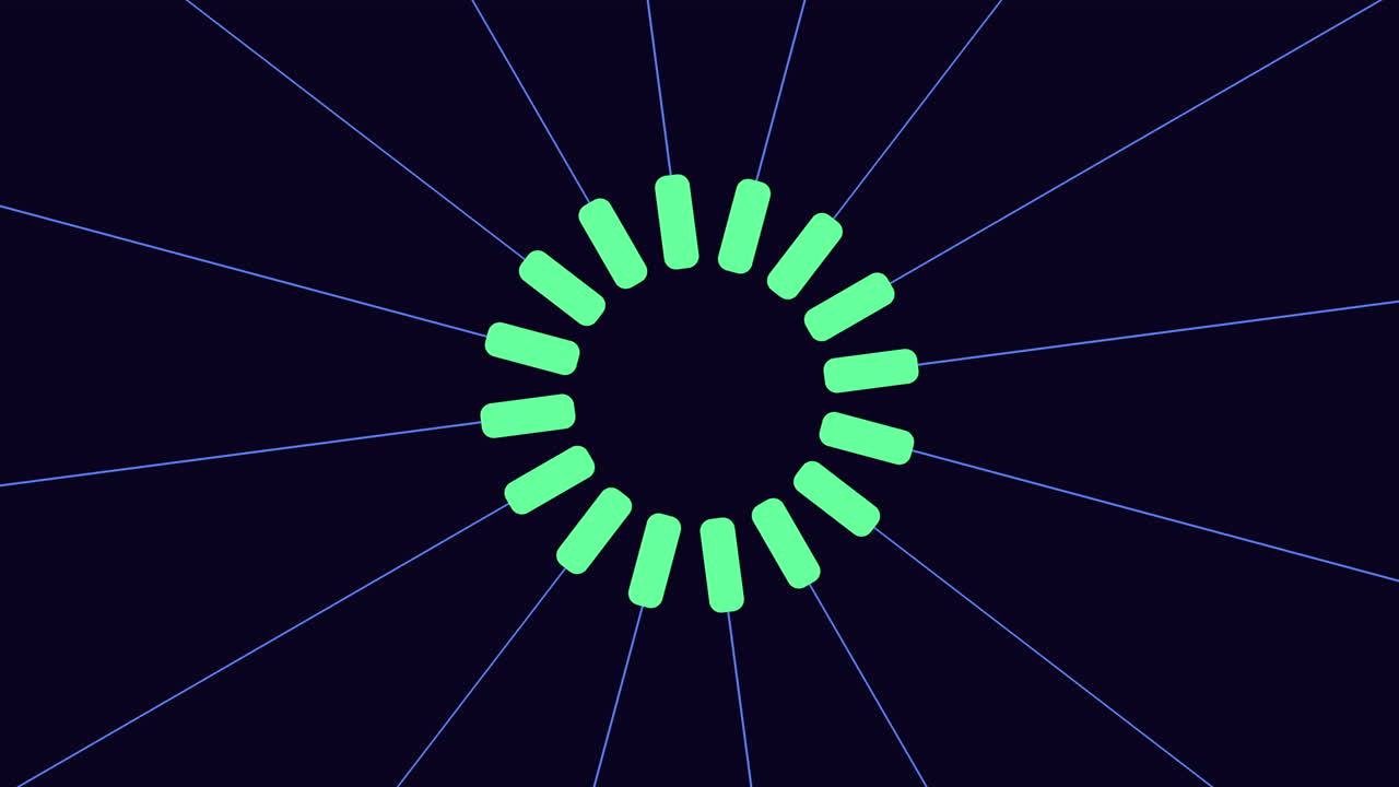 에너지의 방사선, 동적 파란 원의 이미지