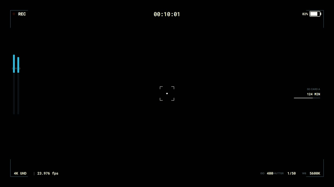 Digital Camera Viewfinder Interface Overlay