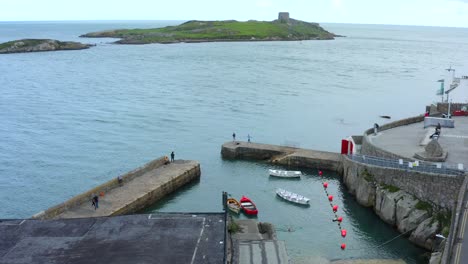 coliemore harbour, dalkey, dublin, ireland, september 2021