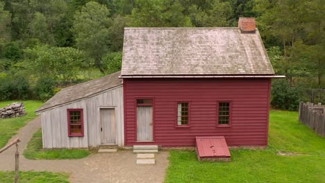 historic restoration of the home of joseph and emma smith in early 1828 where the book of mormon first 116 pages began to be translated