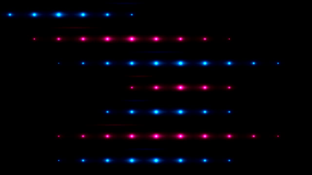 brillo de neón abstracto brillante animación de video