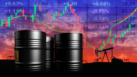 world oil price concept