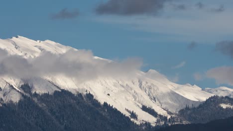 snowy mountain peaks caucasus