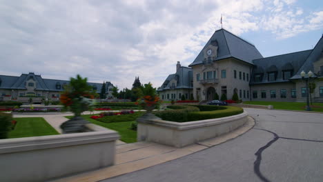 exterior of a beautiful mansion estate