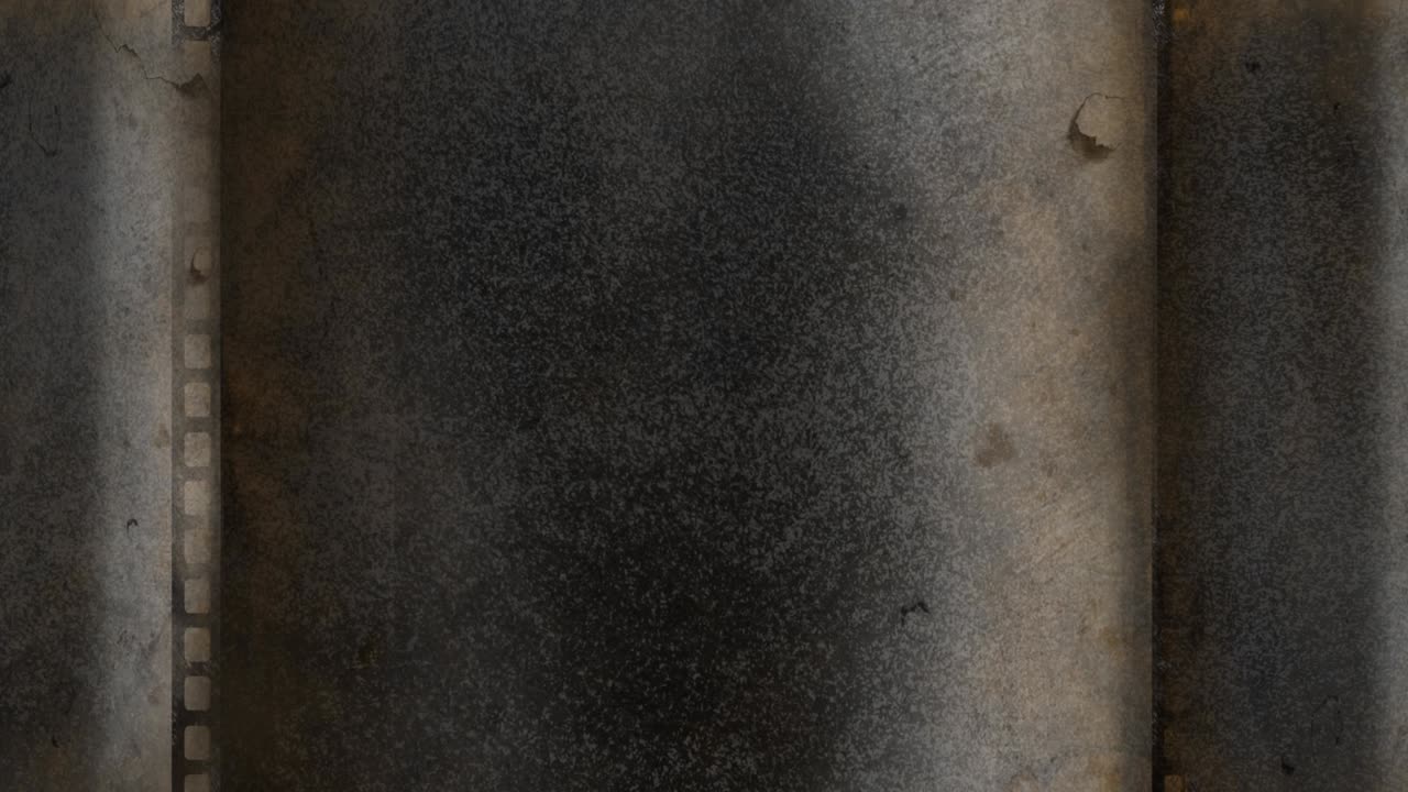 carrete de película contra un fondo de textura parpadeante