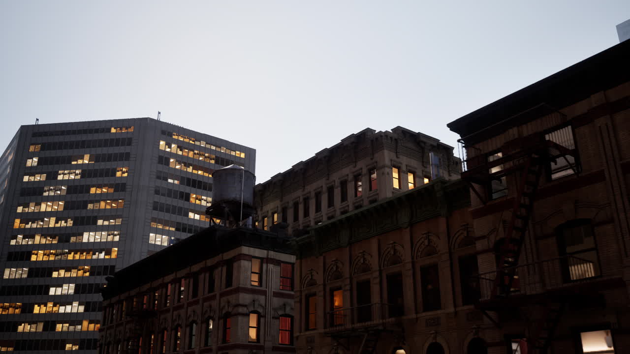 뉴욕 비즈니스 센터 다운타운 건물 전망