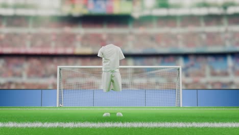 soccer player jersey on soccer field