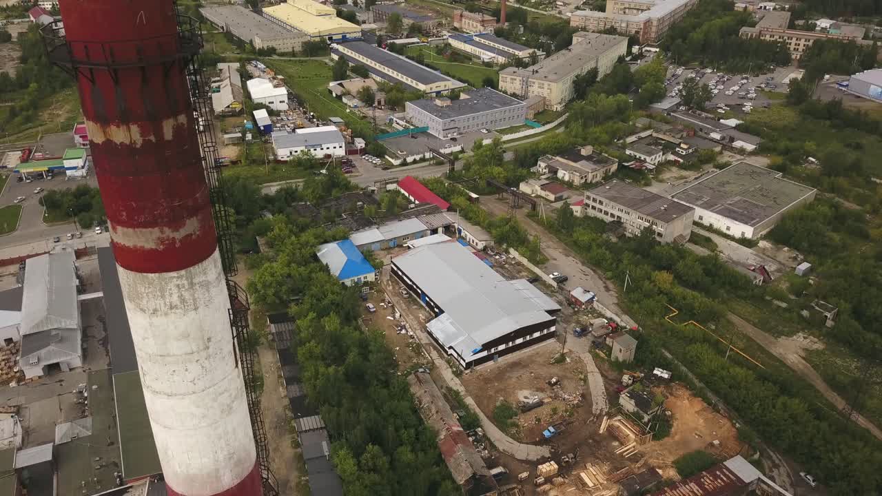 vista aérea de la zona industrial