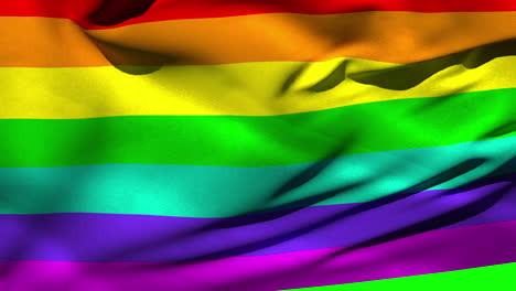 Rainbow-flag-blowing-in-the-breeze-