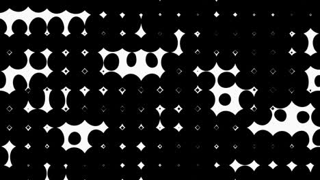 transición circular abstracta o ondas circulares de pequeños círculos