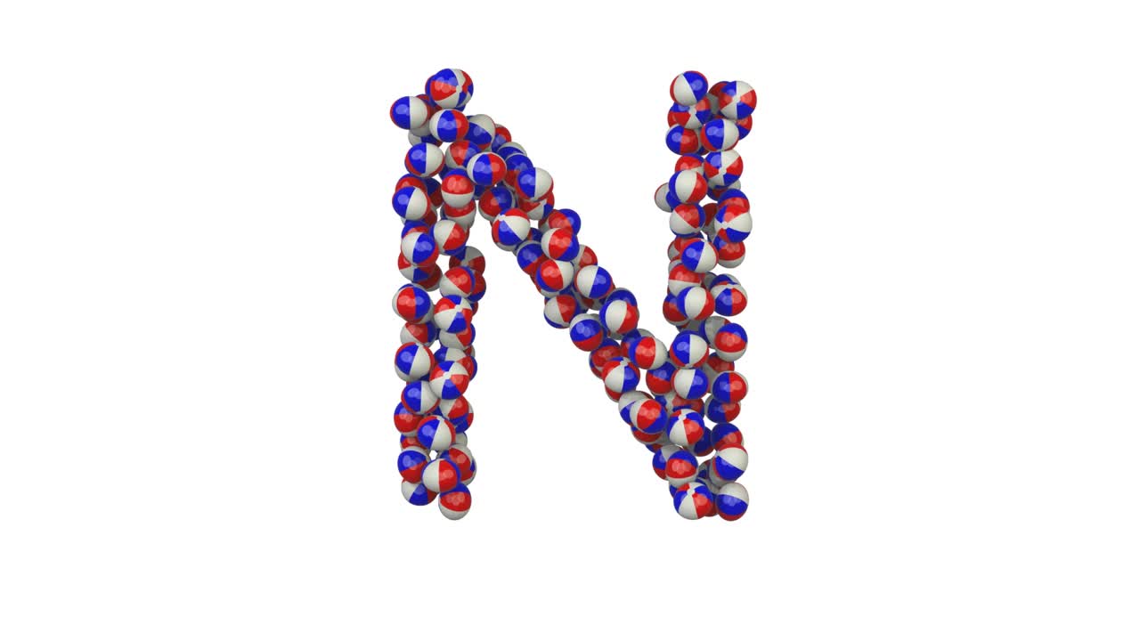 letra de fuente con tema de bola de playa n