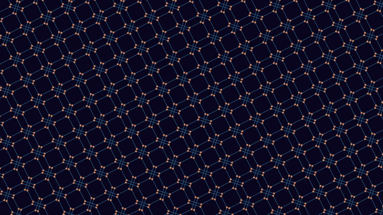 선에 네온 점이 있는 무 ⁇ 무 ⁇ 한 기하학적 큐브 패턴