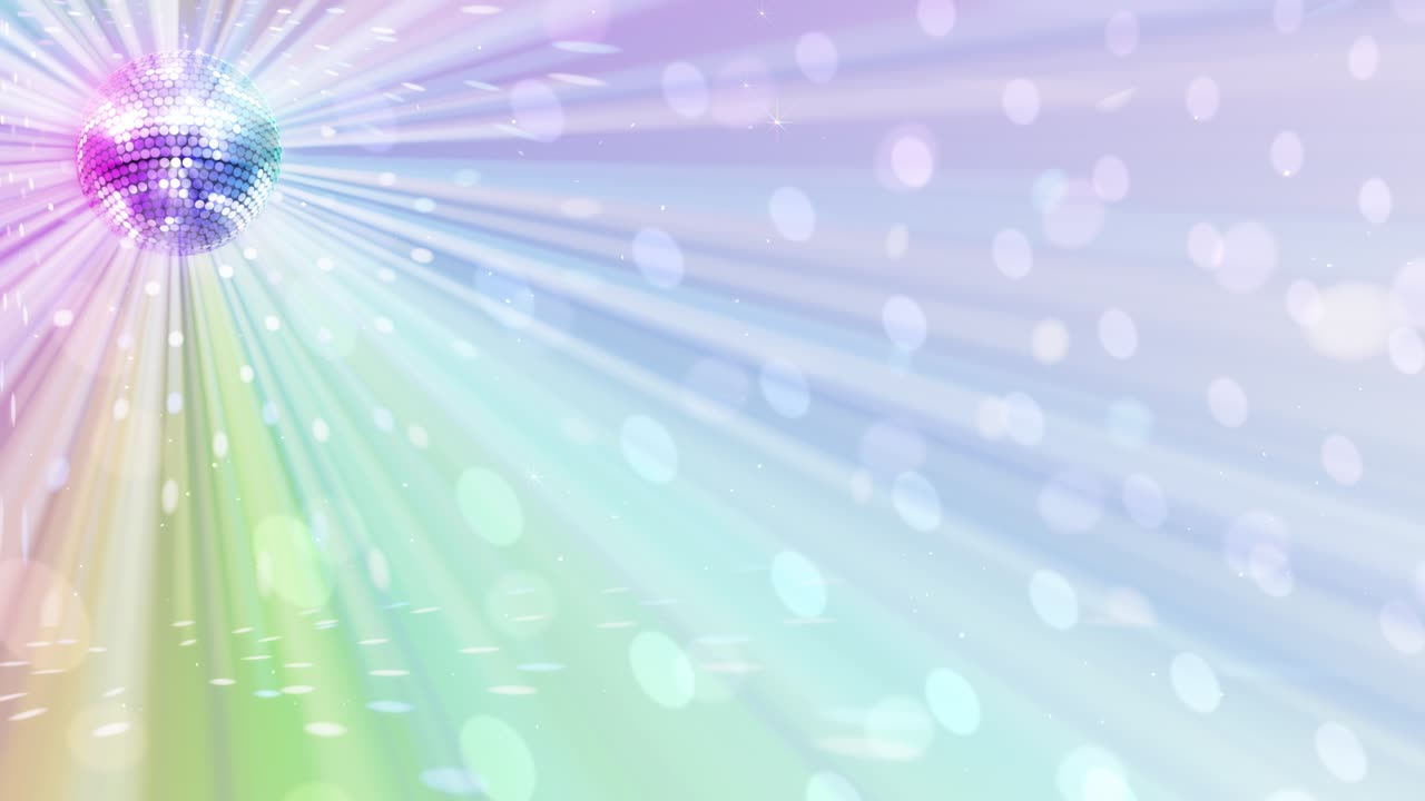 거울 공 디스코 조명 클럽 댄스 파티 반이는 배경