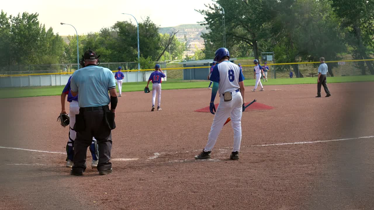 Partita di baseball in corso