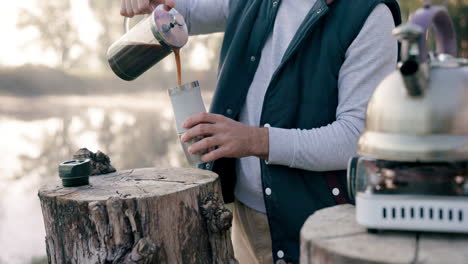 Hands,-coffee-and-brew-for-camping