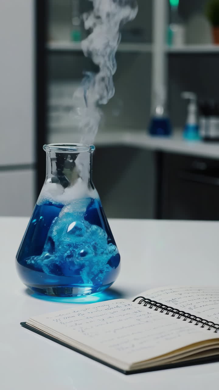 experimento científico en un laboratorio