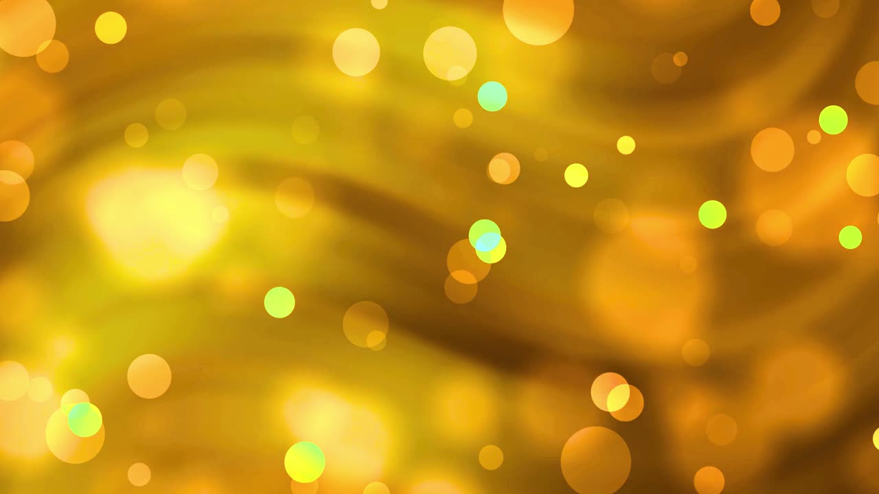 Parıldayan Altın Bokeh Işıkları Soyut Arka Plan Döngüsü