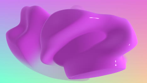 Captivating 3d illustration of purple liquid pouring from a container