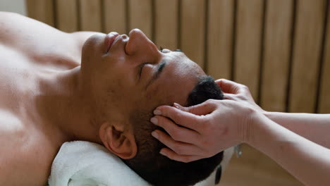 man getting a massage