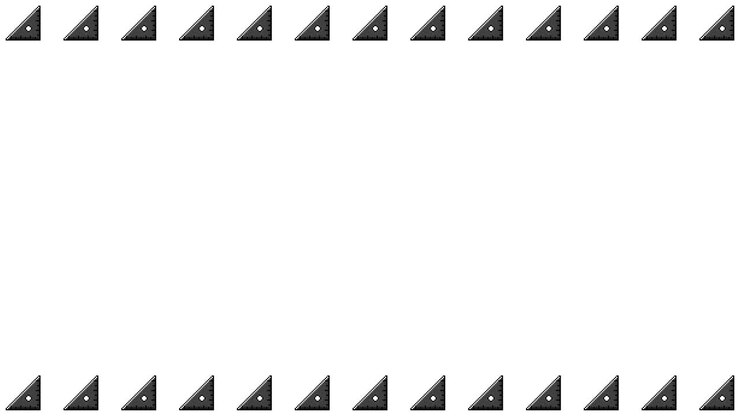 Pixel Art Triangle ruler Frame Animated Overlay 1080p Transparent 30 fps (6).mov