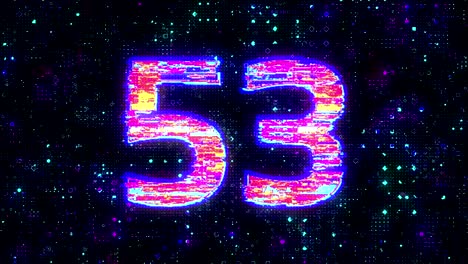 la cuenta atrás de 60 segundos, al estilo de la avería cibernética.