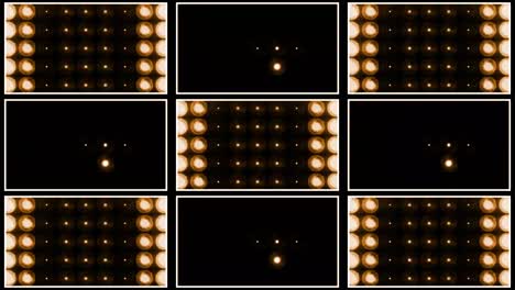 patrón de luces de escenario