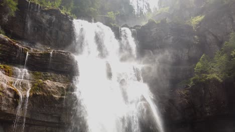 a view of a waterfall in nature reserve