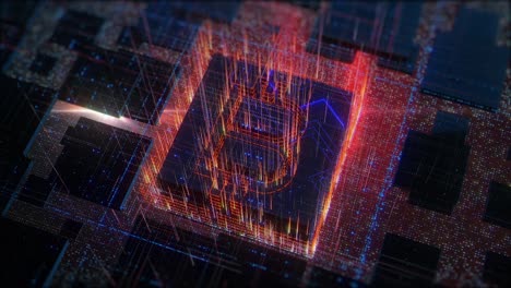 - un'animazione cg bitcoin