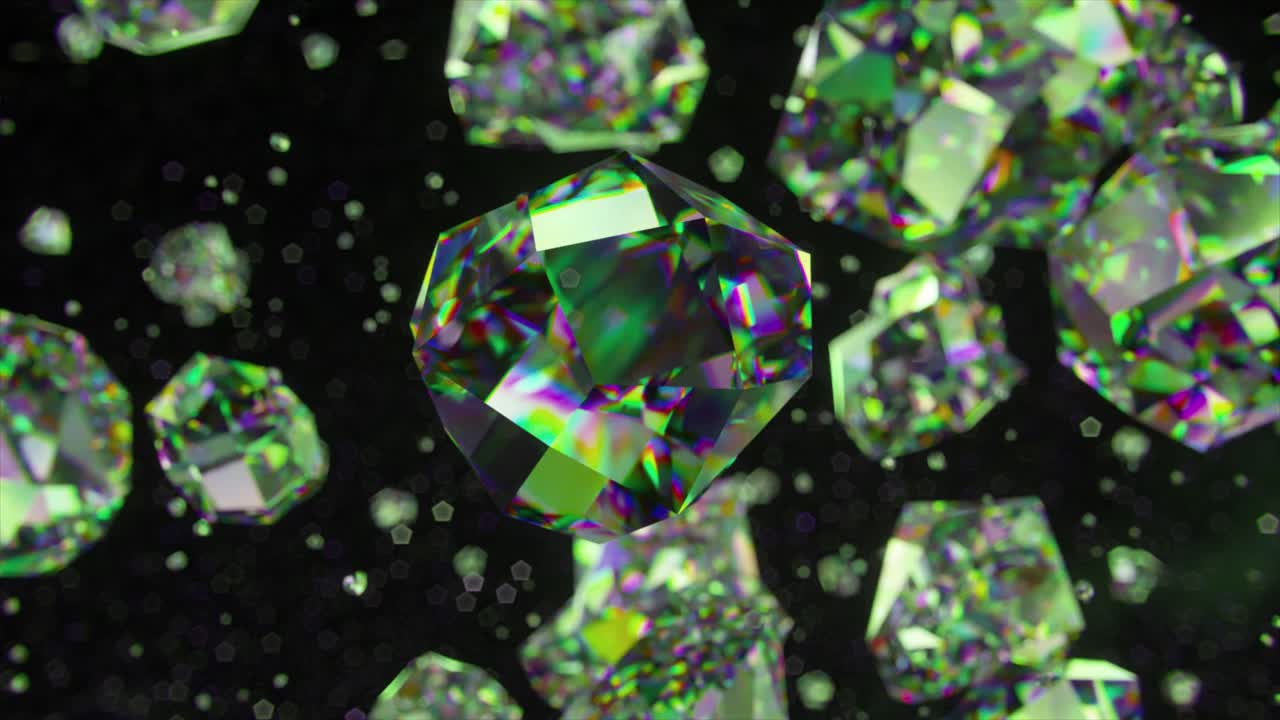 추상적인 보석 디스플레이