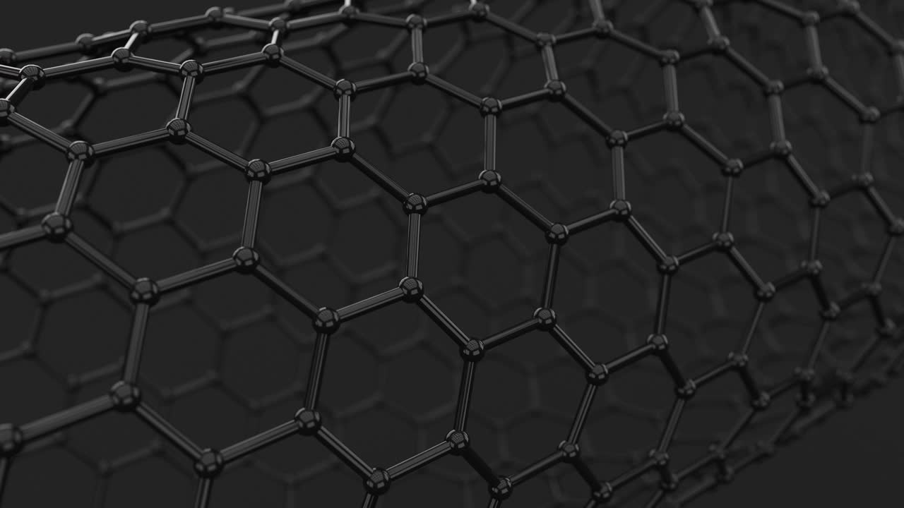 estructura de grafeno. material de alta gama del siglo xxi. producción de conductores súper eficientes.