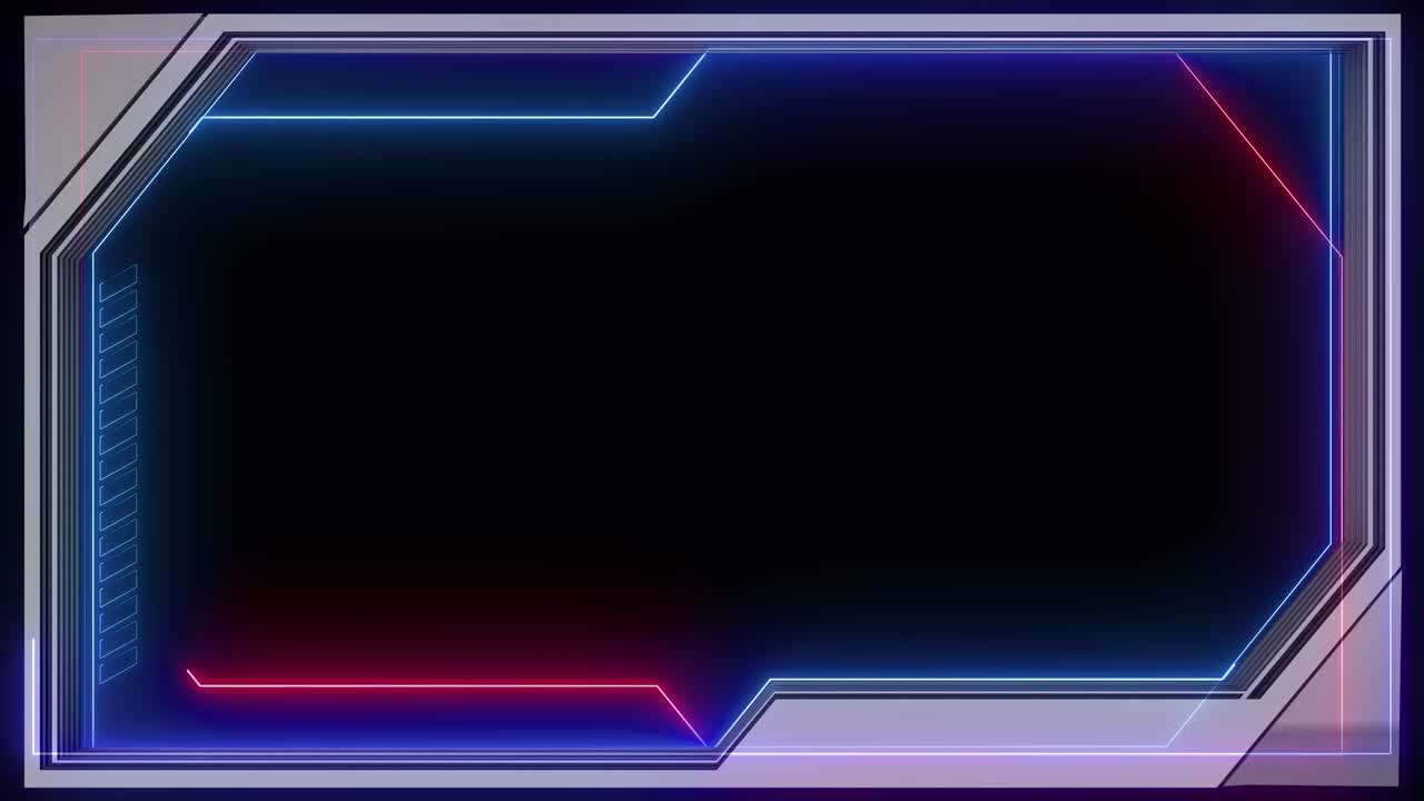 Futuristic hud abstract background video head up display interface basic geometry line element