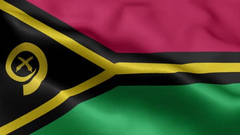 waving loop 4k national flag of vanuatu