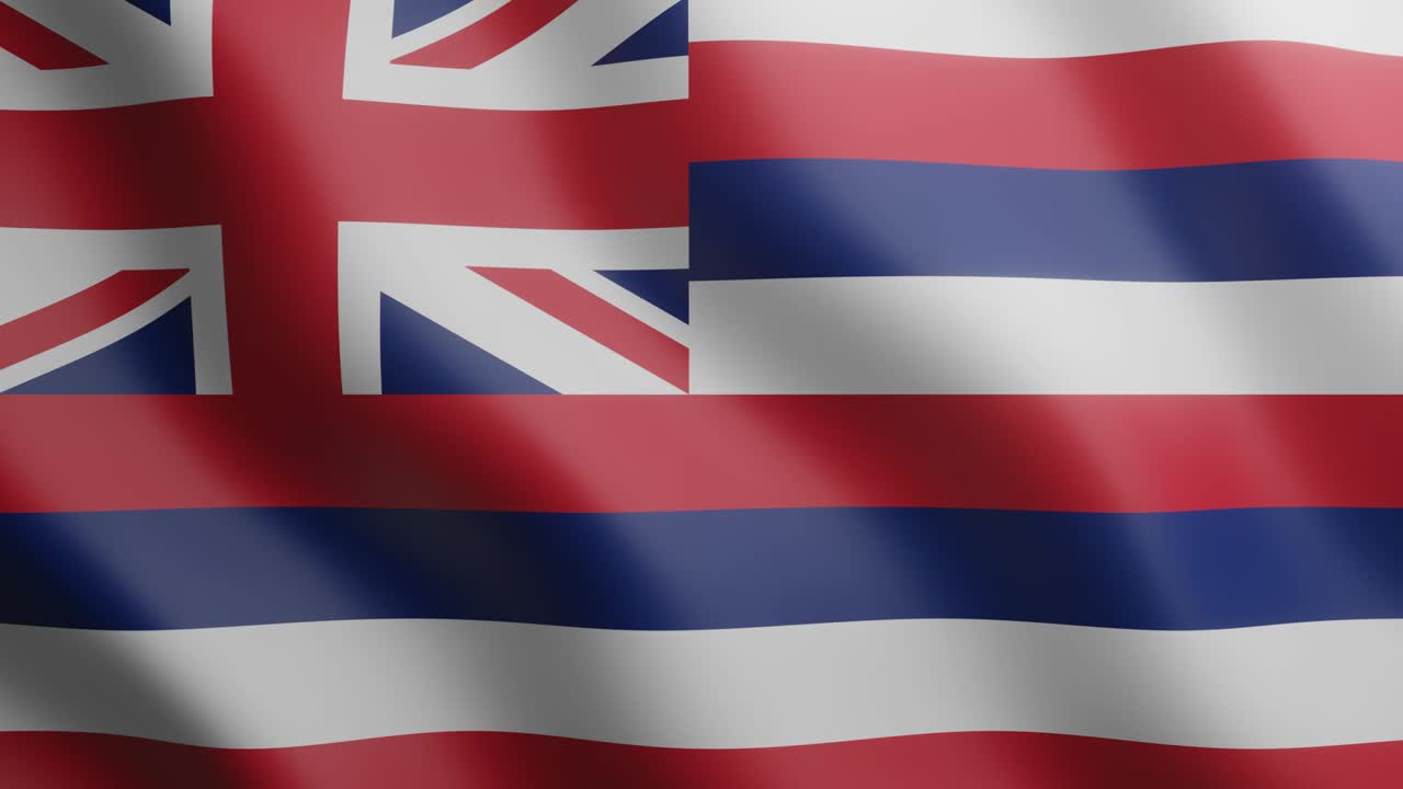 bandera nacional en el fondo del viento. clip de video animado de bucle sin costuras realista de 4k