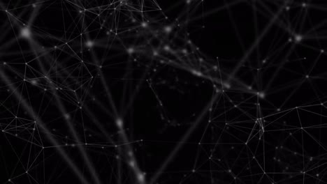 Animation-of-network-of-connections-on-black-background